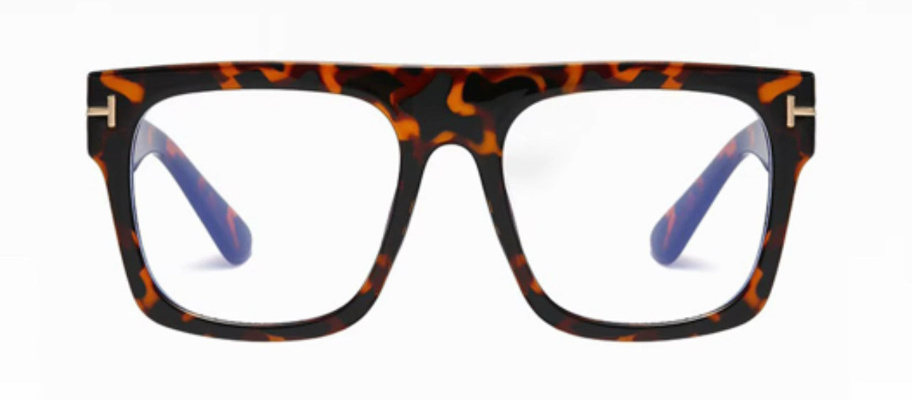 Tortoise Square Frame Glasses