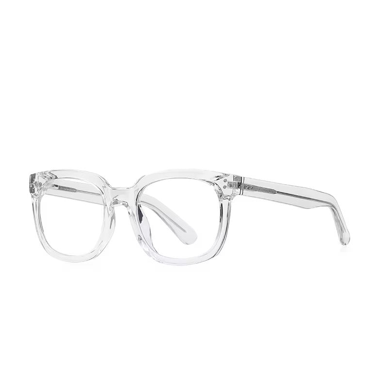 Crystal -clear acetate eyeglasses 2124