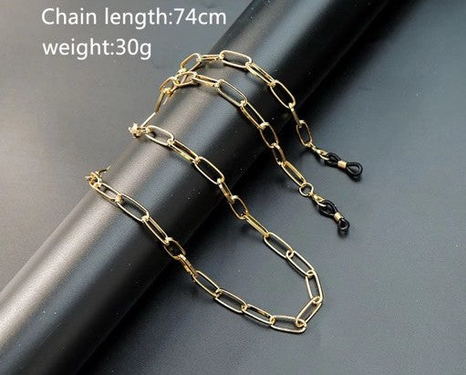 Gold Link Eyewear Chain – 74cm