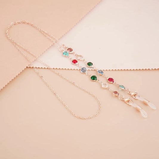 Colorful Gem Eyewear Chain