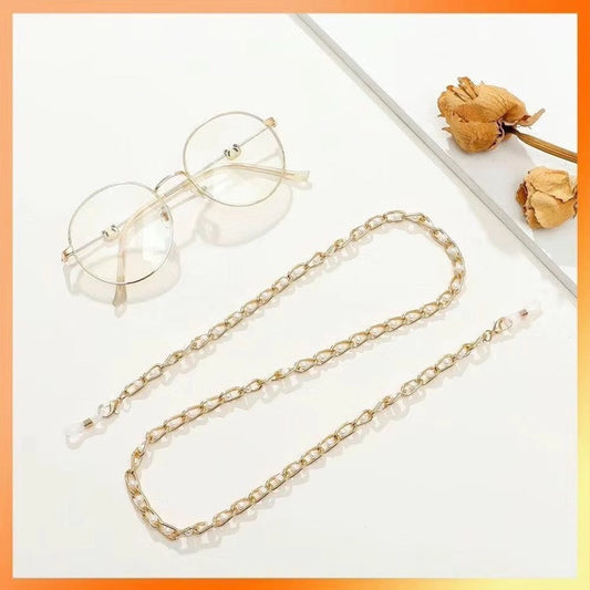 Gold Acrylic Eyewear Chain