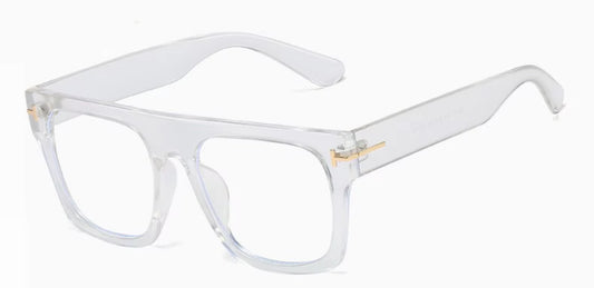 Transparent Square Frame Glasses
