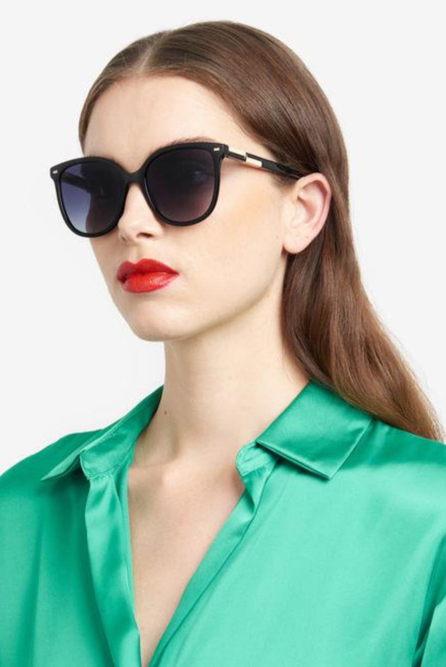 CAROLINA HERRERA SUNGLASSES 0136 BLACK