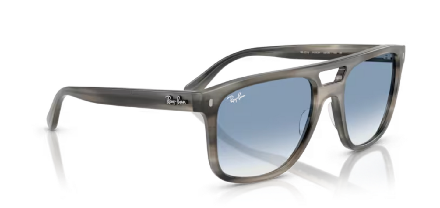 Rayban Grey Havana Sunglasses with Graduated Blue tint RB2213