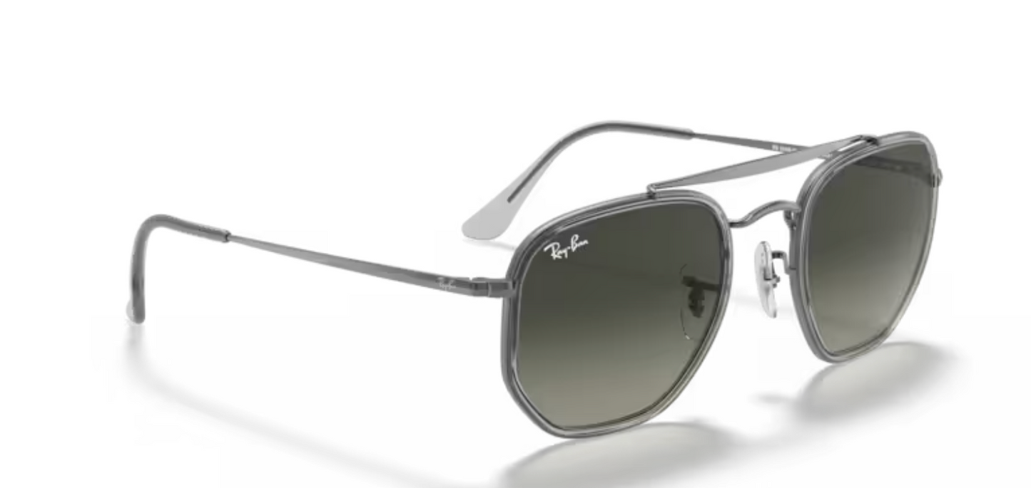 Rayban The Marshall ii sunglasses Gunmetal with Gradient Grey lenses