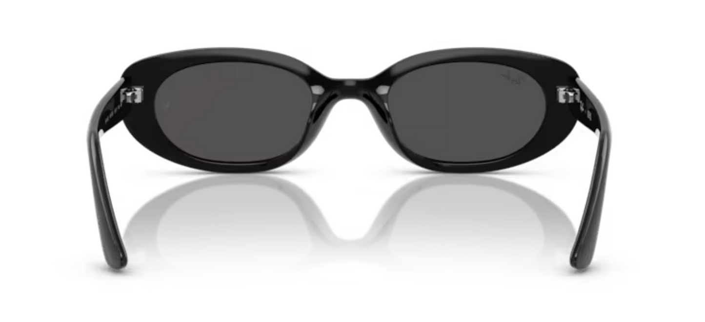 Rayban Black sunglasses with Dark grey tint RB4441