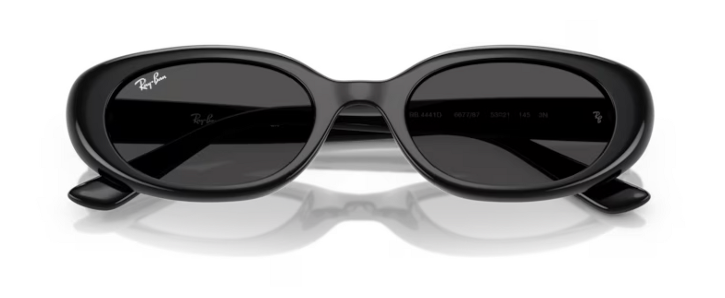 Rayban Black sunglasses with Dark grey tint RB4441
