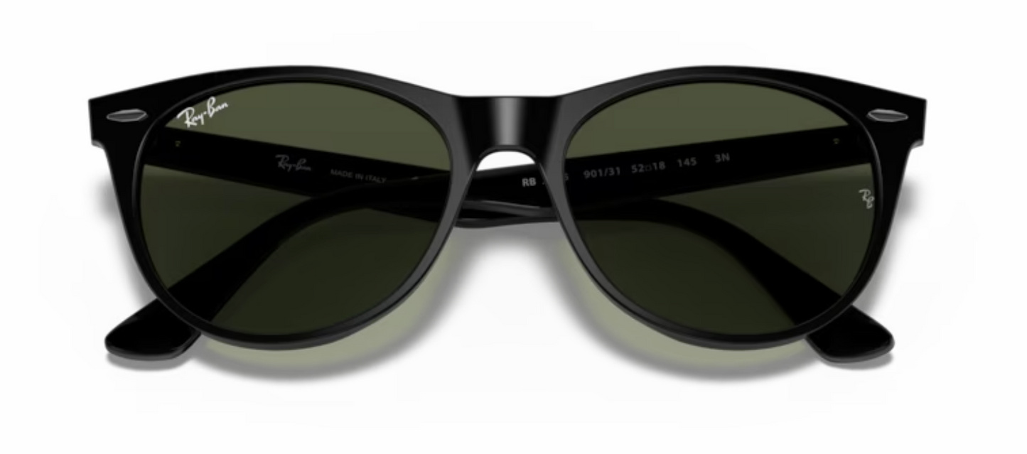 Rayban Wayfarer ii Black Sunglasses