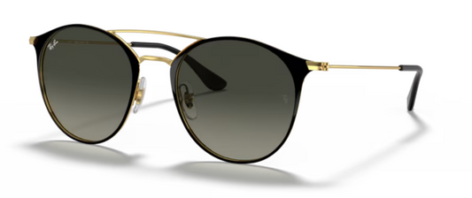 Rayban Black on gold Sunglasses