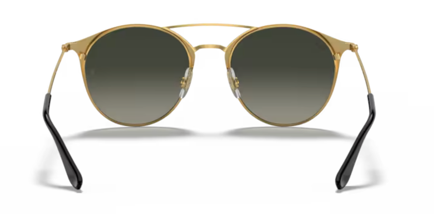 Rayban Black on gold Sunglasses