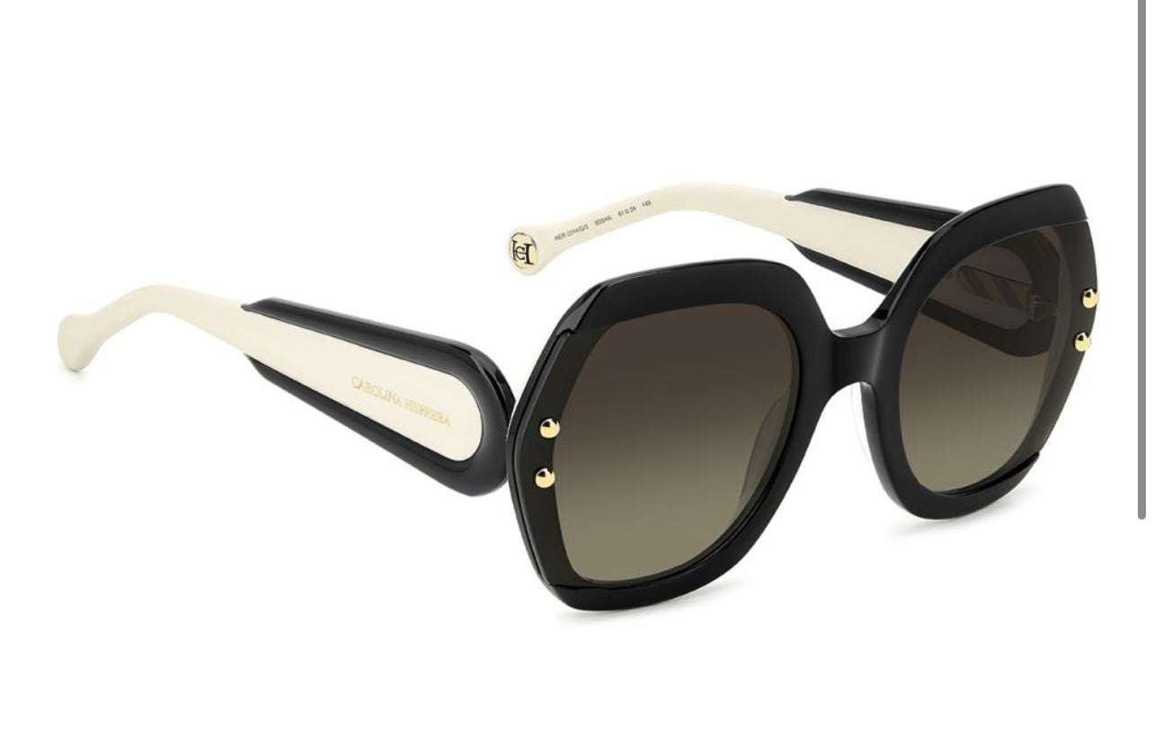Carolina Herrera Black/white sunglasses