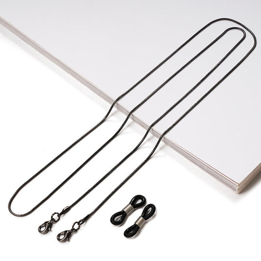 Sleek Black Eyewear Neck Chain