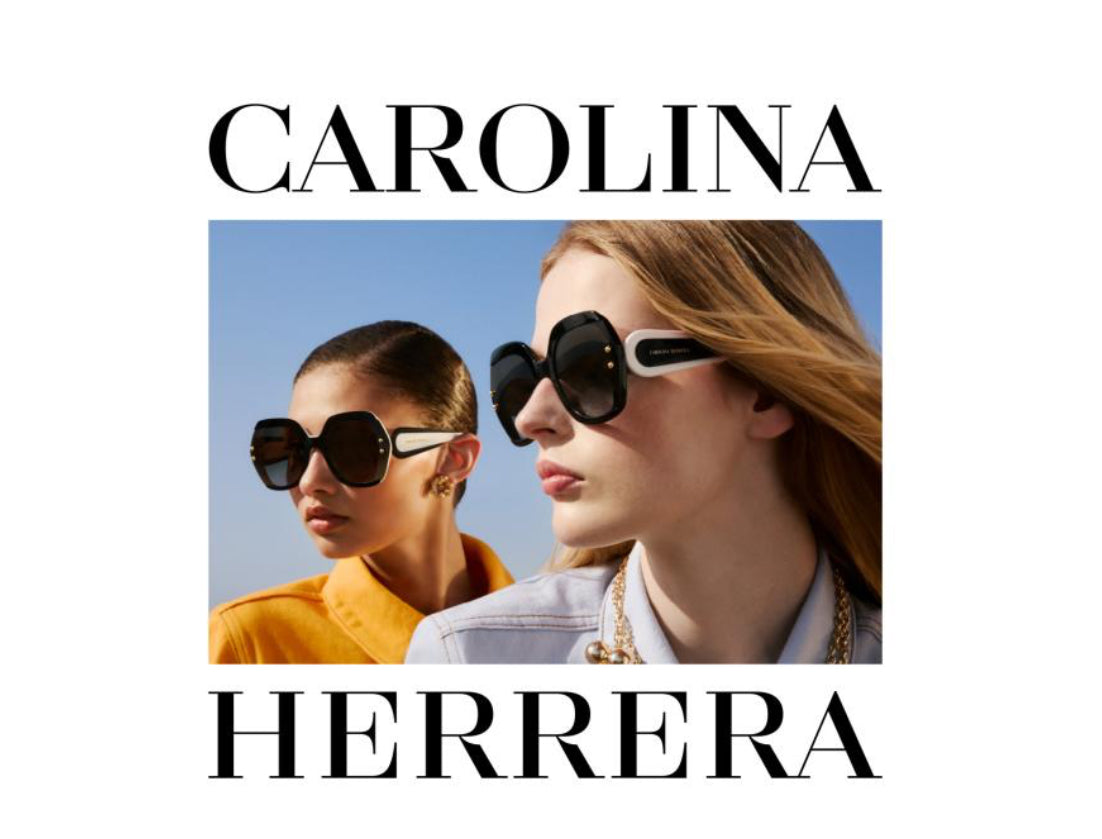 Carolina Herrera Black/white sunglasses