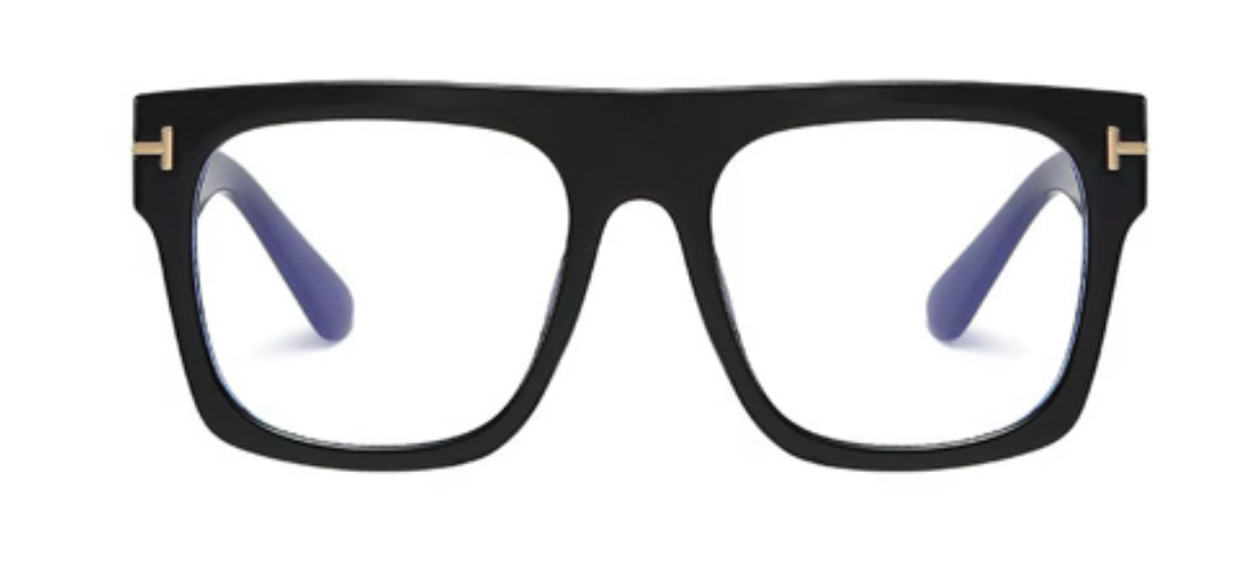 Black Square Frame Glasses 95167