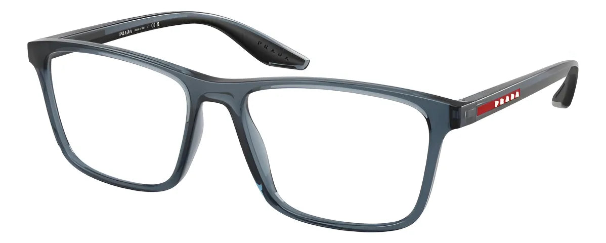 Prada Linea Rossa PS08RV Prescription Glasses transparent azure