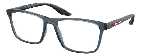 Prada Linea Rossa PS08RV Prescription Glasses transparent azure