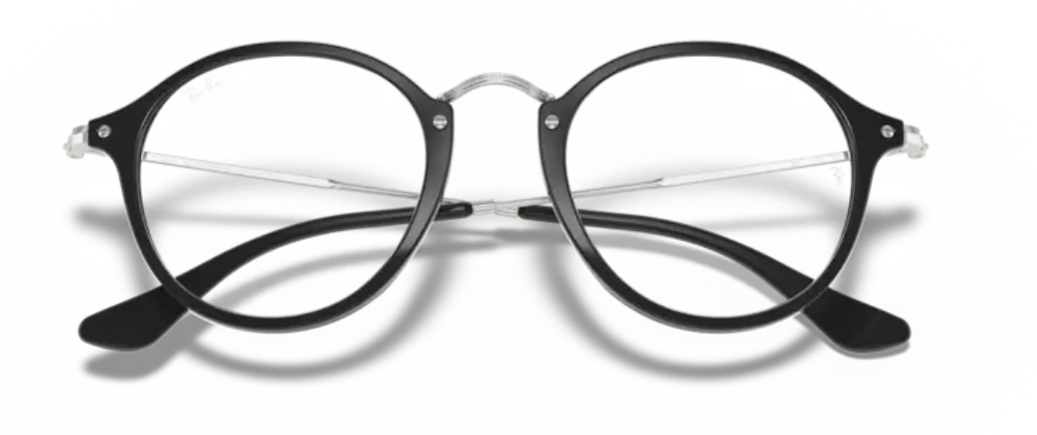 RAYBAN ROUND OPTICAL 2447 BLACK