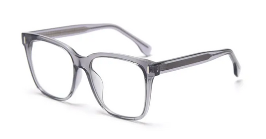 Transparent Grey Oversized Glasses ESW1925