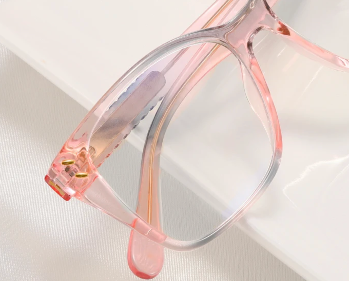Blue/Grey/Pink Gradient transparent Glasses ESW82044