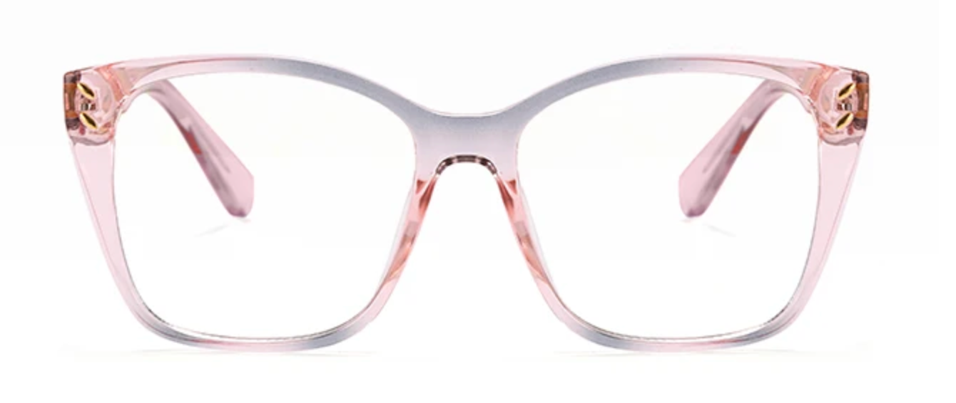 Blue/Grey/Pink Gradient transparent Glasses ESW82044
