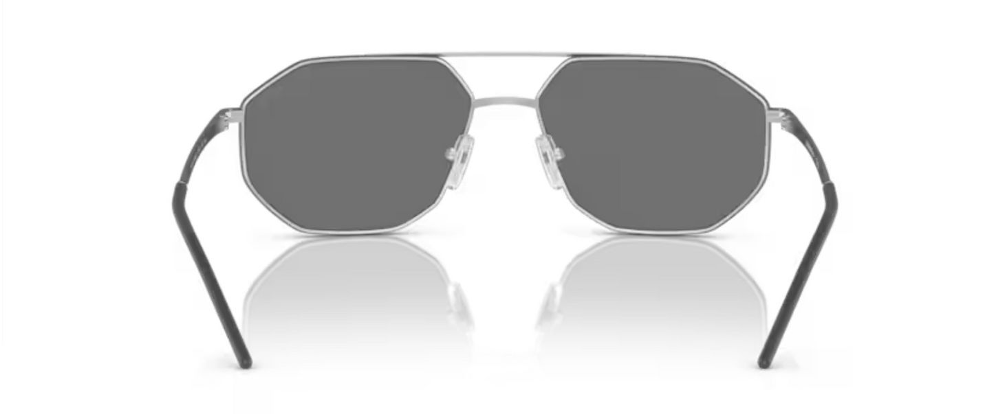 Armani Matte Silver Sunglasses EA2147