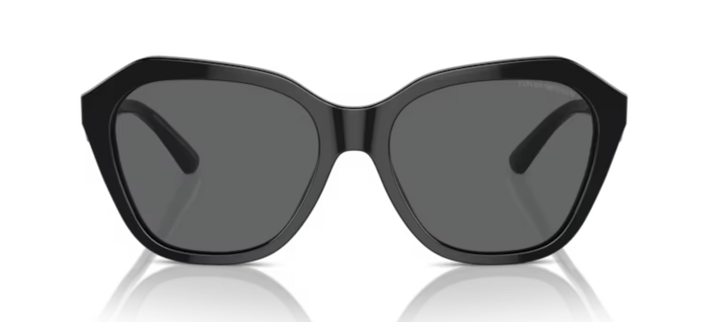 Armani Geometric Black Shiney Sunglasses EA4221