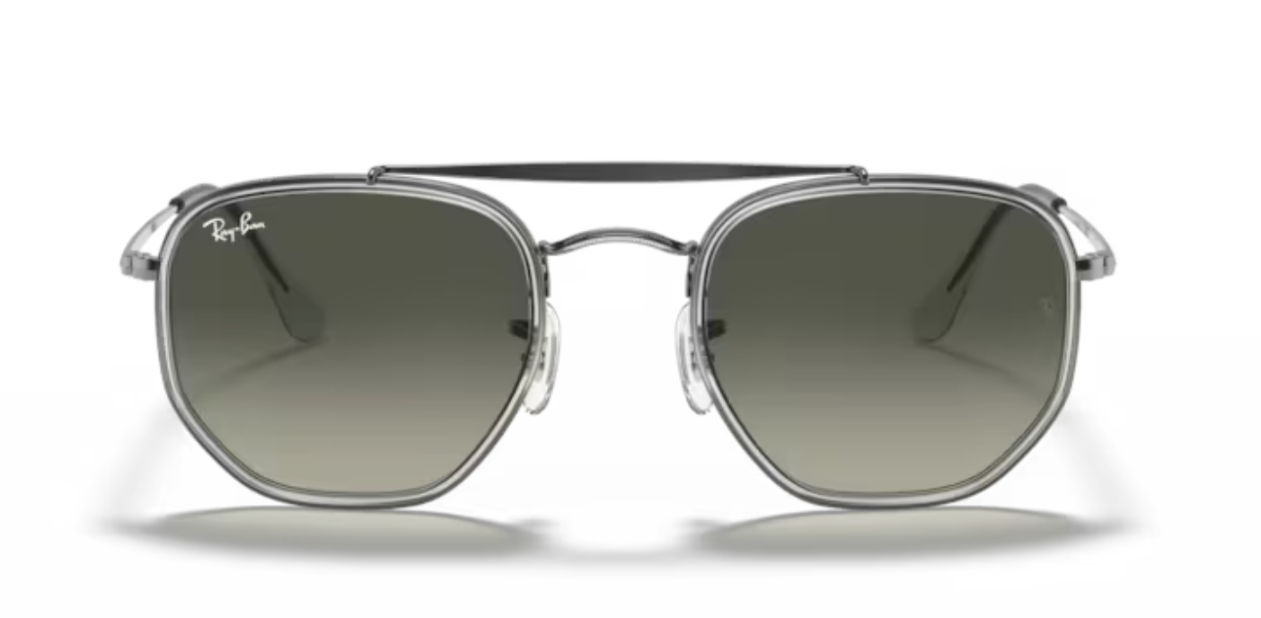 Rayban The Marshall ii sunglasses Gunmetal with Gradient Grey lenses