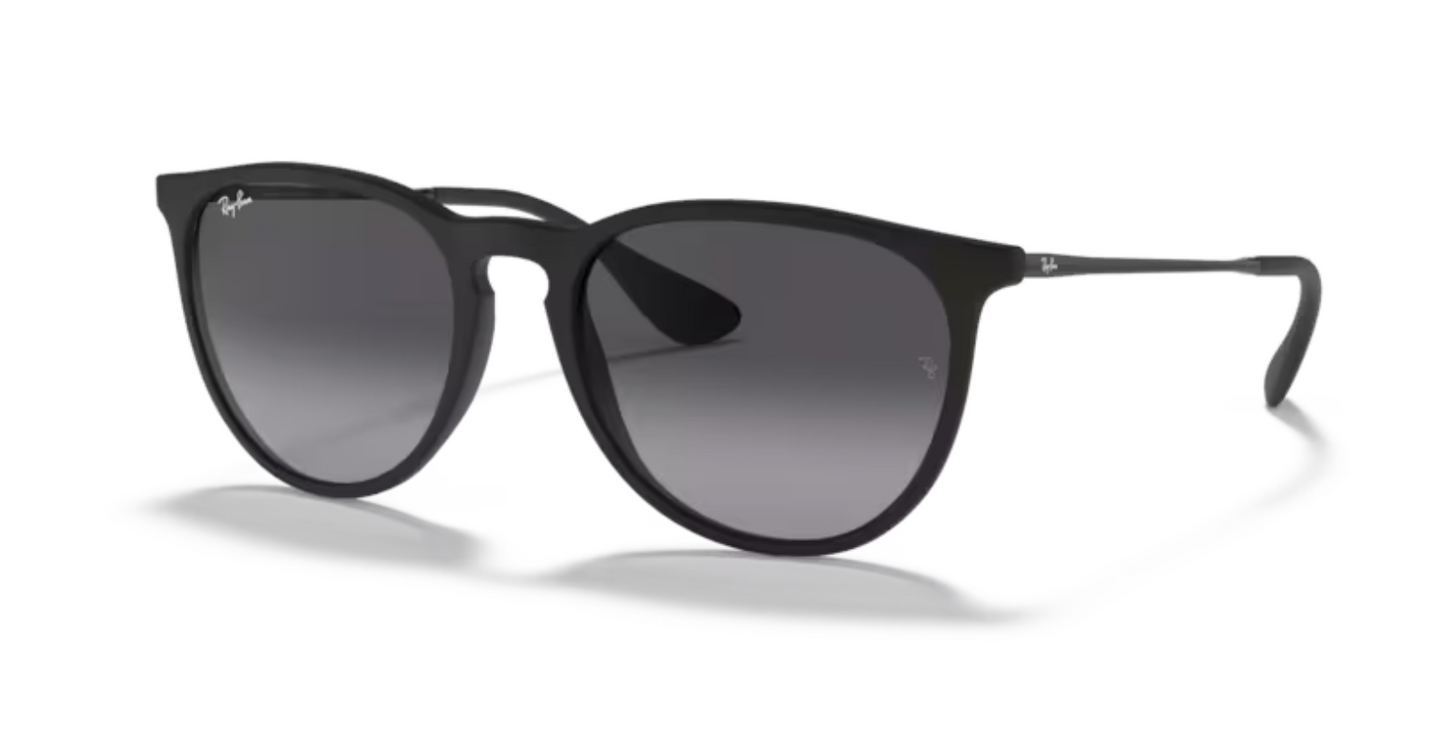 Rayban Erica - Black Rubber