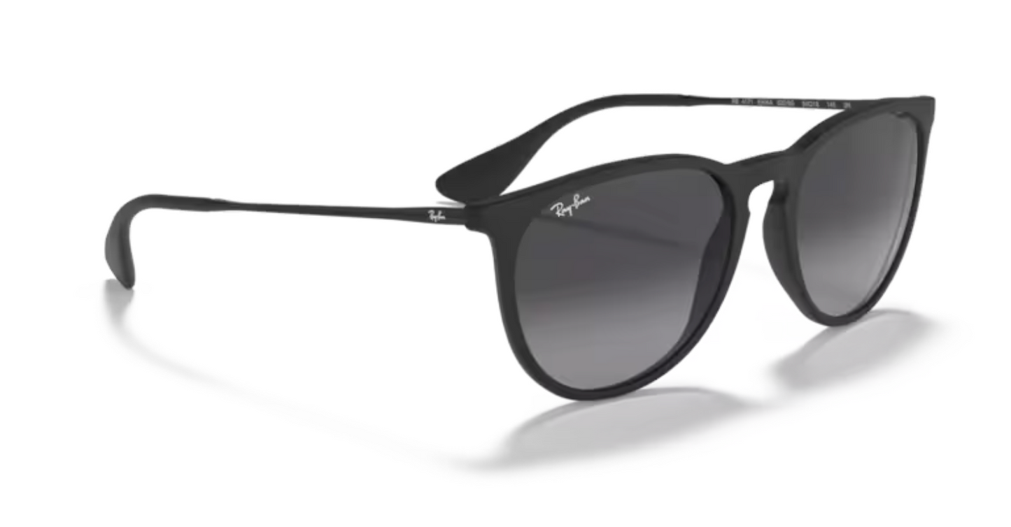 Rayban Erica - Black Rubber