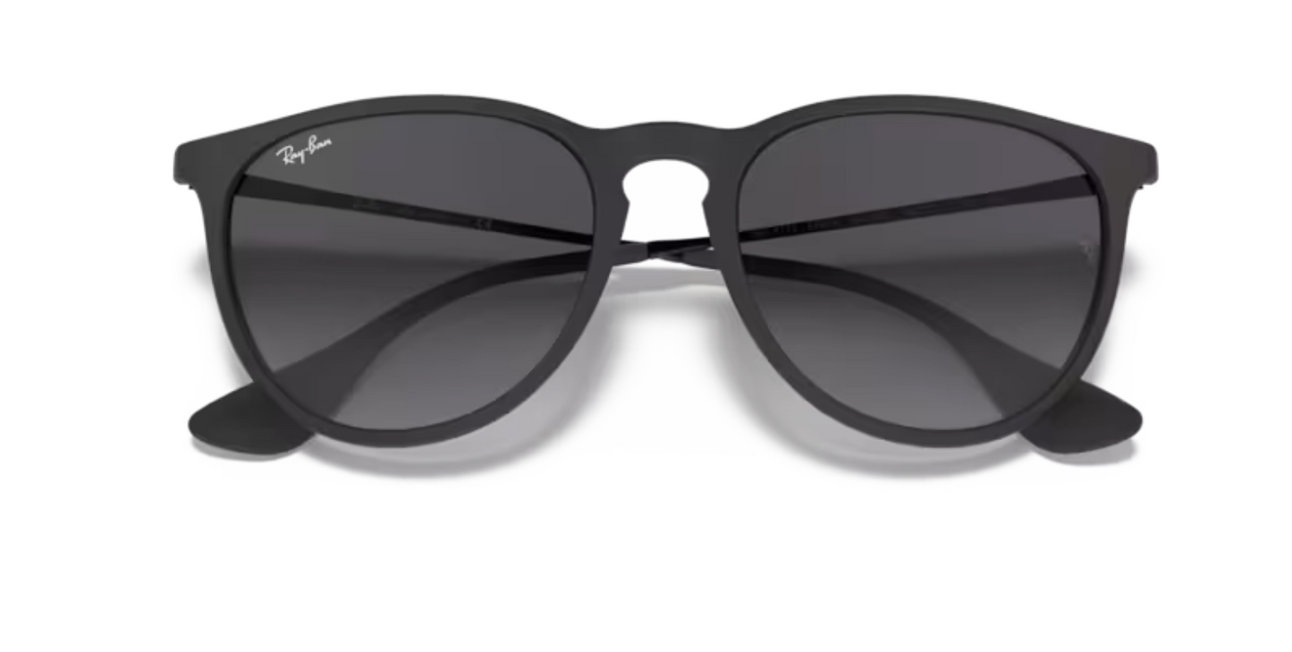 Rayban Erica - Black Rubber