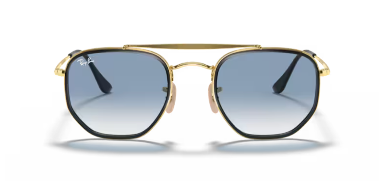 Rayban The marshal ii - Arista gold with Black rim