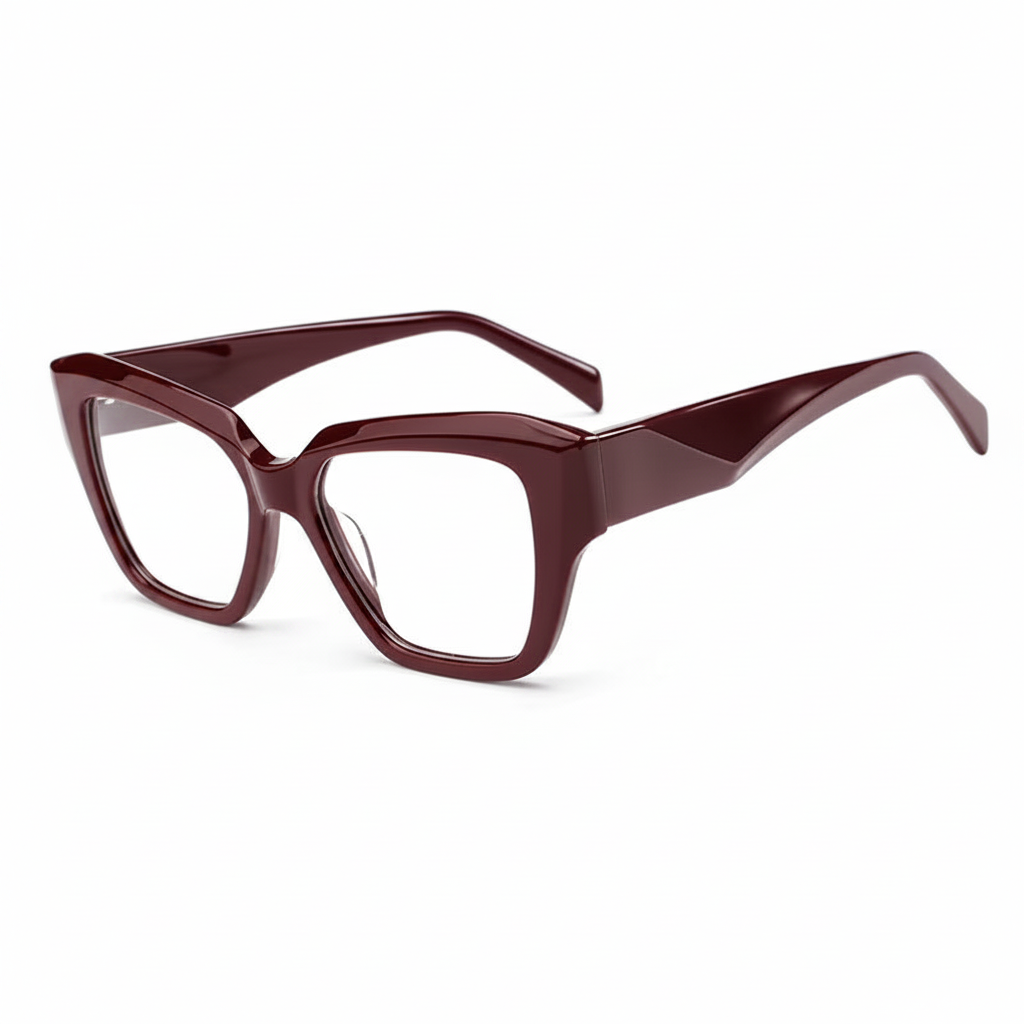 ES2661 Wine Red cat eye frames
