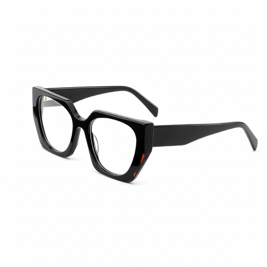 ES2180 Black oversized cat eye frames